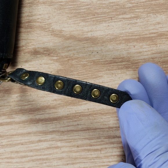 Céline Black Leather Zip Wallet – Vintage, Long Style, Authentic Designer Wallet - Picture 12 of 13